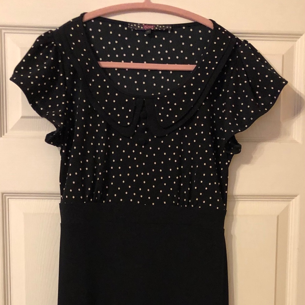 Next Directory never worn Blk/white polkadot dress